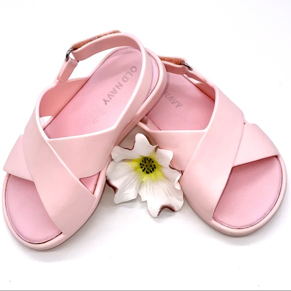 cross strap jelly sandals